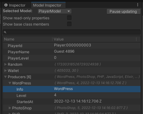 You can now inspect models directly inside Unity.
