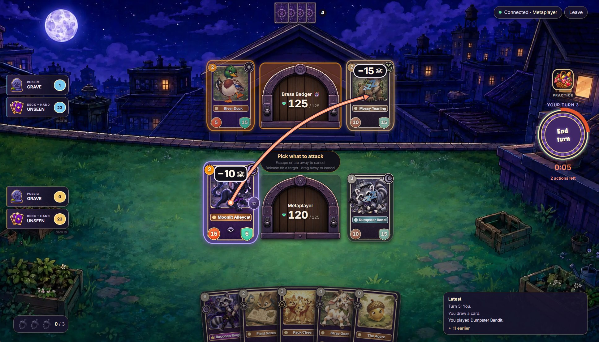 Attacking an enemy unit